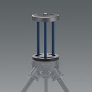 Mittels&auml;ule 8cm f&uuml;r 3-Bein Stativbasis